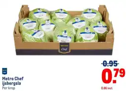 Makro Metro Chef ijsbergsla aanbieding