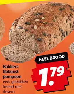 Boni Bakkers Robuust pompoen aanbieding