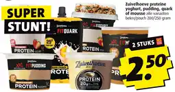 Boni Zuivelhoeve proteïne yoghurt, pudding, quark of mousse aanbieding