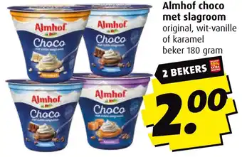 Boni Almhof choco met slagroom aanbieding
