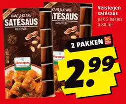 Boni Verstegen satésaus aanbieding