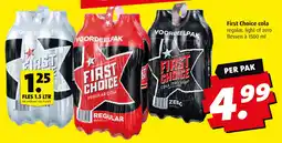 Boni First Choice cola aanbieding