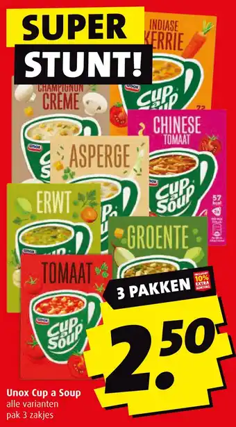 Boni Unox Cup a Soup aanbieding