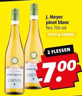 Boni J. Meyer pinot blanc aanbieding