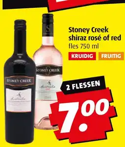 Boni Stoney Creek shiraz rosé of red aanbieding
