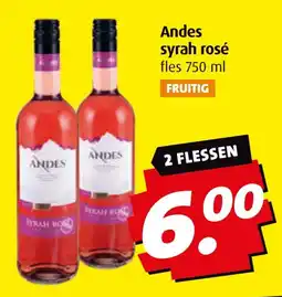 Boni Andes syrah rosé aanbieding