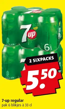 Boni 7 up regular aanbieding