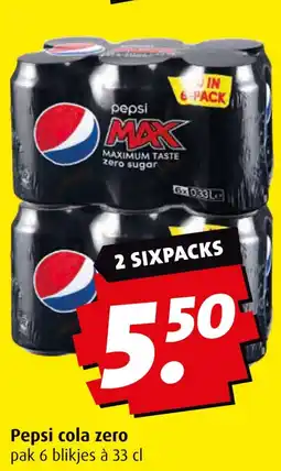 Boni Pepsi cola zero aanbieding
