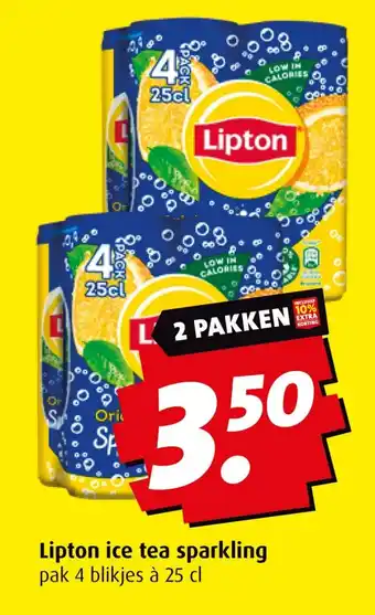 Boni Lipton ice tea sparkling aanbieding