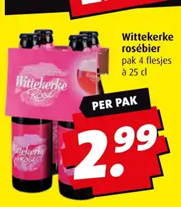 Boni Wittekerke rosébier aanbieding