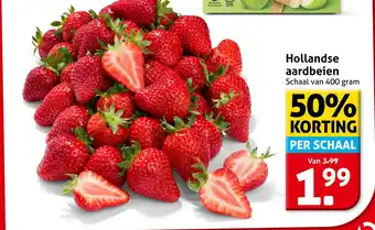 Hoogvliet Hollandse aardbeien aanbieding