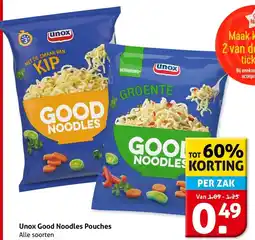Hoogvliet Unox Good Noodles Pouches aanbieding