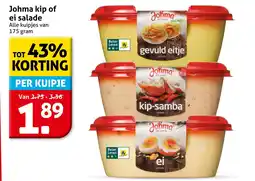 Hoogvliet Johma kip of ei salade aanbieding