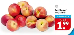 Hoogvliet Perziken of nectarines aanbieding