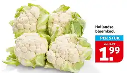 Hoogvliet Hollandse bloemkool aanbieding