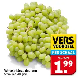 Hoogvliet Witte pitloze druiven aanbieding