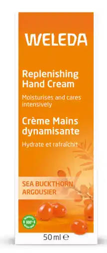 De Online Drogist Weleda Replenishing Hand Cream Duindoorn 50ML aanbieding
