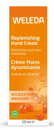 De Online Drogist Weleda Replenishing Hand Cream Duindoorn 50ML aanbieding