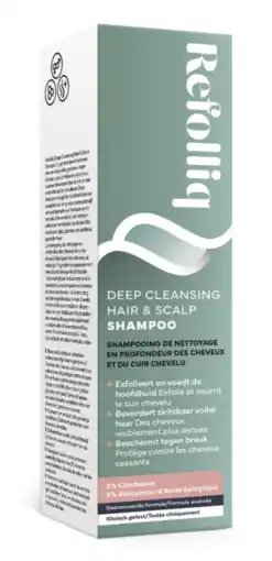 De Online Drogist Refolliq Deep Cleansing Hair & Scalp Shampoo 200ML aanbieding