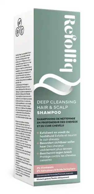 De Online Drogist Refolliq Deep Cleansing Hair & Scalp Shampoo 200ML aanbieding