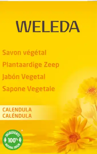 De Online Drogist Weleda Plantaardige Zeep Calendula 100GR aanbieding