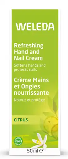 De Online Drogist Weleda Refreshing Hand and Nail Cream Citrus 50ML aanbieding