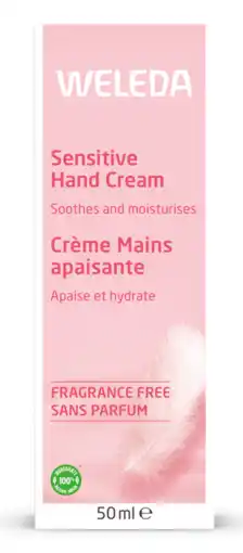 De Online Drogist Weleda Sensitive Hand Cream Parfumvrij 50ML aanbieding