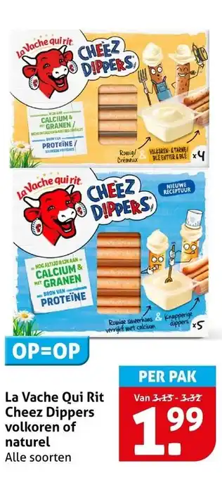 Hoogvliet La Vache Qui Rit Cheez Dippers volkoren of naturel aanbieding