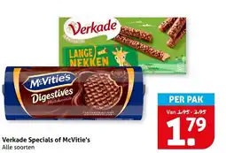 Hoogvliet Verkade Specials of McVitie's aanbieding