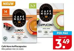 Hoogvliet Café Nova koffiecapsules aanbieding