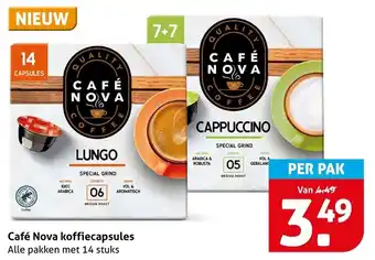 Hoogvliet Café Nova koffiecapsules aanbieding