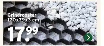 GAMMA Grindrooster 120x79x3 cm aanbieding