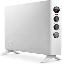 Bol.com Delonghi HSX3320FTS Slim Style Convector Kachel Wit aanbieding