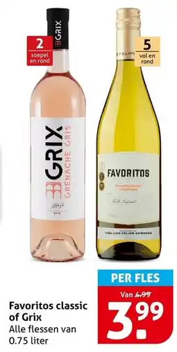 Hoogvliet Favoritos classic of Grix aanbieding