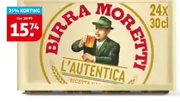 Hoogvliet Birra Moretti aanbieding