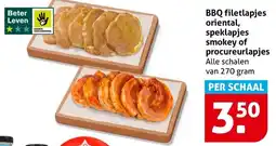 Hoogvliet BBQ filetlapjes oriental, speklapjes smokey of procureurlapjes aanbieding