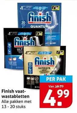 Hoogvliet Finish vaat wastabletten aanbieding