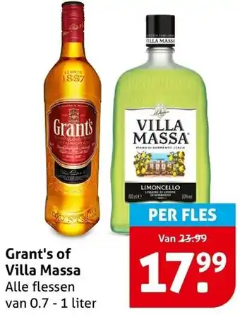 Hoogvliet Grant's of Villa Massa aanbieding