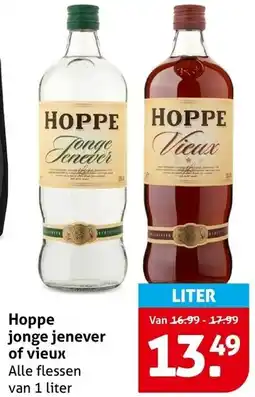 Hoogvliet Hoppe jonge jenever of vieux aanbieding