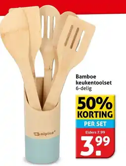 Hoogvliet Bamboe keukentoolset aanbieding