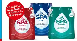 Hoogvliet Spa Reine, Intense of Finesse 0.5 liter 6-pack aanbieding