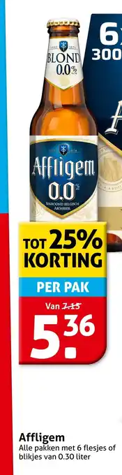 Hoogvliet Affligem 0.0% alc aanbieding