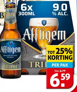Hoogvliet Affligem tripel aanbieding