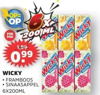 Sahan Supermarkten Wicky aanbieding