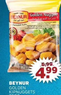 Sahan Supermarkten Beynur golden kipnuggets aanbieding