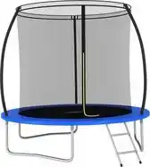 Bol.com vidaXL Trampolineset rond 100 kg 244x55 cm aanbieding