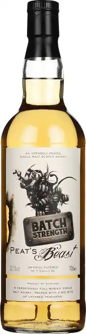 Drankdozijn Peat's Beast Batch Strength 70CL aanbieding