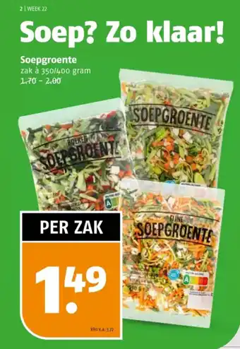 Poiesz Soepgroente aanbieding