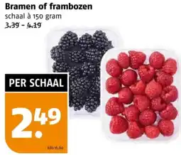 Poiesz Bramen of frambozen aanbieding
