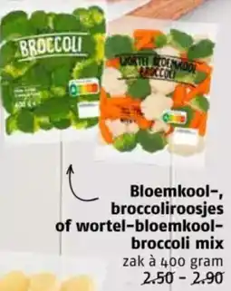 Poiesz Bloemkool, broccoliroosjes of wortel bloemkool broccoli mix aanbieding